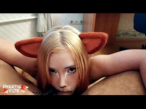 ❤️ Кицунэ заглотить хуй и сперма в рот Русское порно на нашем сайте liporno.ru ️❤